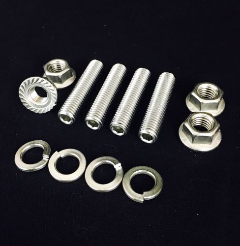 Compatible with cummins 5.9 6.7 stainless manifold turbo bolts studs no rust