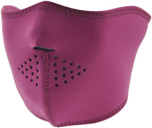 New zan headgear reversible adult neoprene half-mask, hot pink/teal, one size