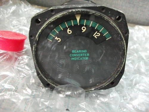 Aircraft bearing converter indicator