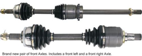 Pair new front right &amp; left cv drive axle shaft assembly for infiniti &amp; nissan