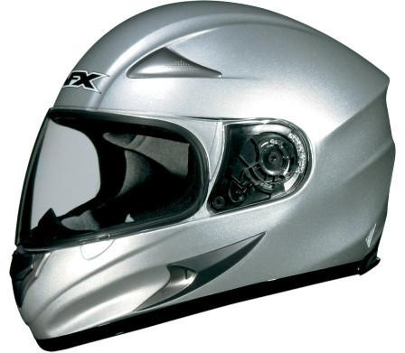 New afx fx-magnus motorcycle helmet, silver, 3xl/xxxl