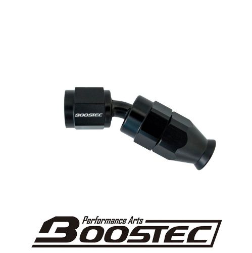 Boostec swivel ptfe teflon hose end/fitting 4an an4 30 degree black