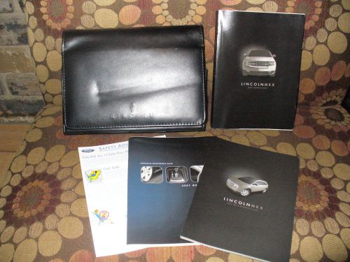 2007 07 lincoln mkx owners manual with case 22