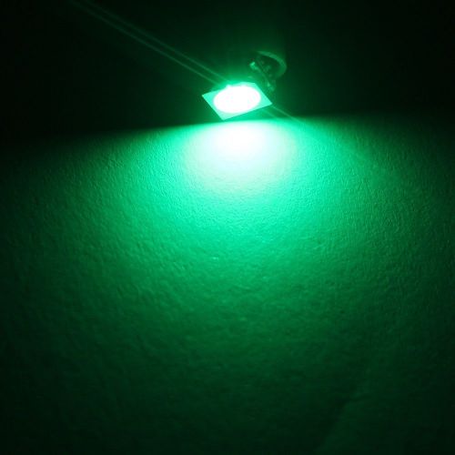 10x t5 1smd 5050 led car green wedge dashboard instrument panel light bulb lamp