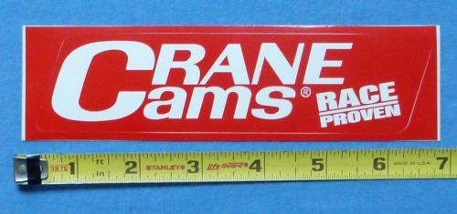 Crane cams race proven decal sticker~nhra drag racing rat hot rod