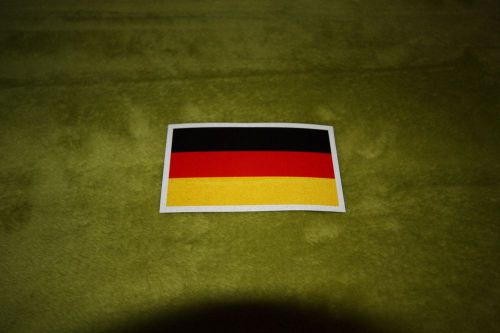 Germany flag automovite sticker (reflective surface)