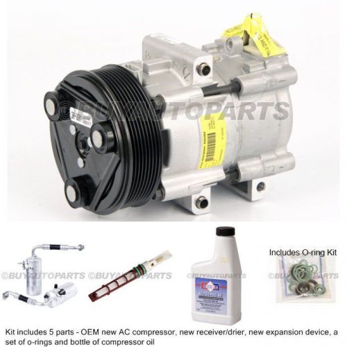 New air conditioning compressor kit - genuine oem ac compressor &amp; clutch + more