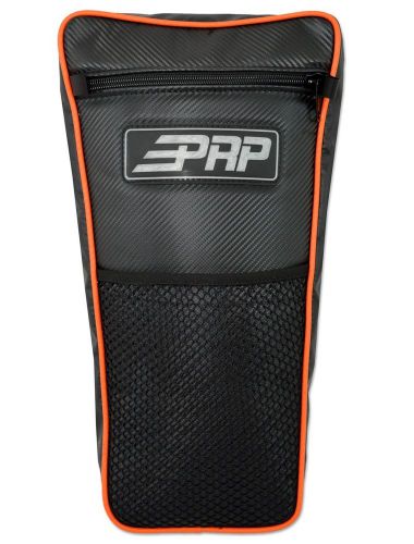 Prp polaris rzr xp 1000 center bag black carbon fiber orange piping