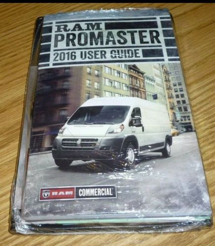 2016 dodge ram promaster user guide owners manual w/case 16 1500 2500 3500 new