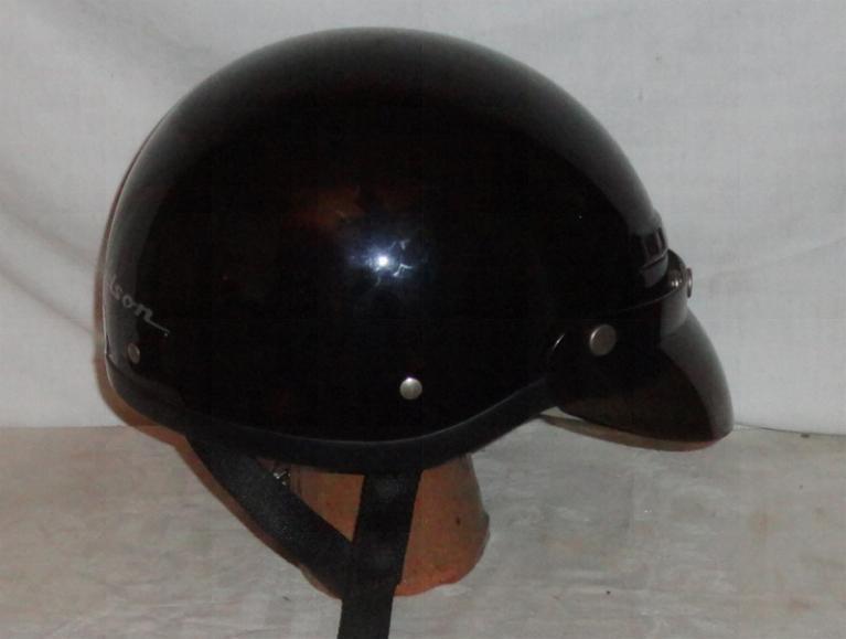 Harley davidson motorcycle helmet w/ visor size l *very good! free shipping usa