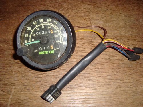 Arctic cat 3 1/4&#034; speedometer gauge 227 miles jag ext zr puma