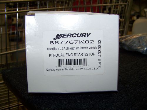 Mercury mercruiser dual engine start/stop kit # 887767k02 new