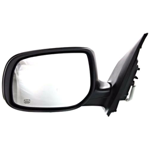 09-12 toyota corolla left driver mirror power non-painted black w/heat