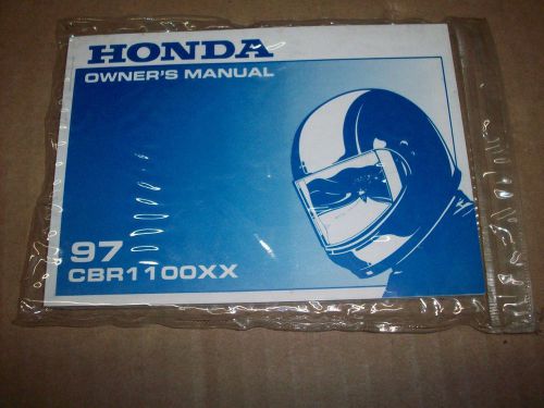 1997 honda cbr1100xx owners manual nice