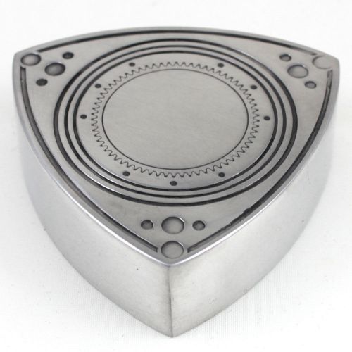 Rotor shaped brake or clutch master cylinder cap cover rx-7 rx7 13b 20b polished