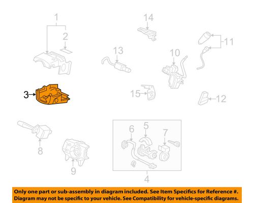 Honda oem 06-08 ridgeline steering column-lower shroud 77360sjca01za