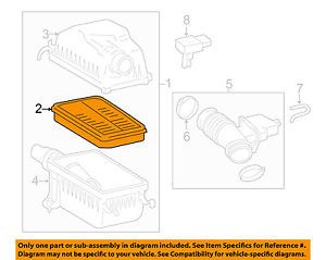 Toyota oem 14-15 tundra engine-air filter 178010p100