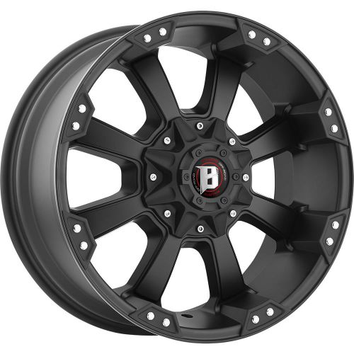 18x9 black ballistic morax 845 6x135 &amp; 6x5.5 -12 wheels 275/65/18 tires