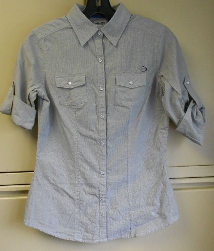 Harley davidson womens gray shirt 96138-13vw
