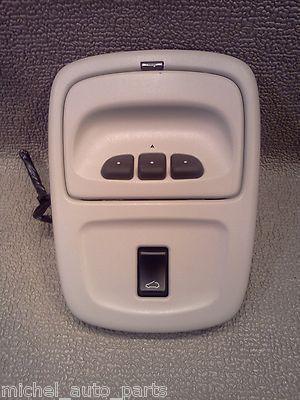 Buick rendezvous overhead console sunroof window and remote gray 2002-2007 oem