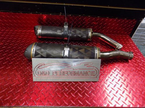 07 - 08 yamaha r1 yzf-r1 two brothers slip on exhaust sounds good see desc r130