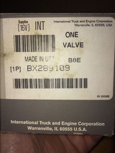 Genuine international valve part number bx289109