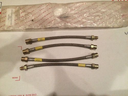 Porsche 944 968 front steel braided brake line hose precise lines 571106 #106