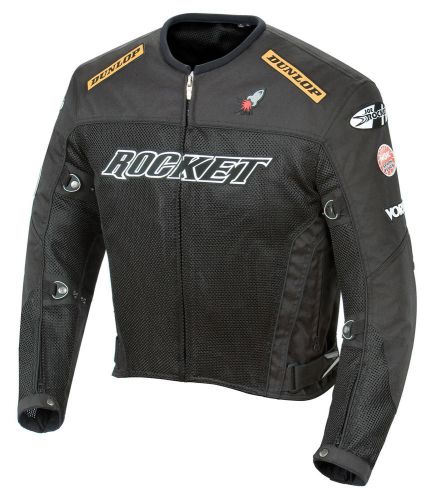 Joe rocket ufo 2.0 mesh jacket black / black / black men&#039;s size xl-large