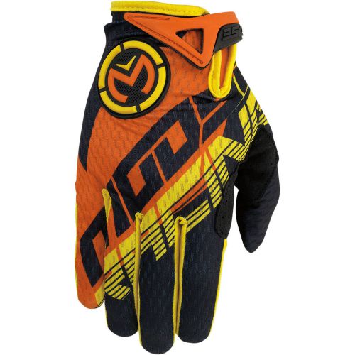 Moose racing sx1 mx offroad gloves  orange/yellow