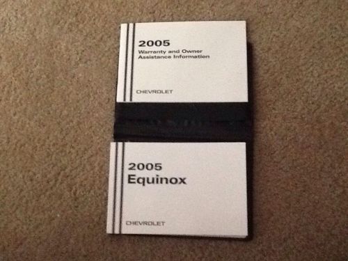 Chevrolet chevy equinox owner&#039;s manual 2005