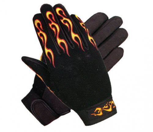 Mechanical textile fabric &#039;flaming fingers&#039; gloves