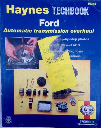 Haynes techbook ford automatic transmission overhaul manual