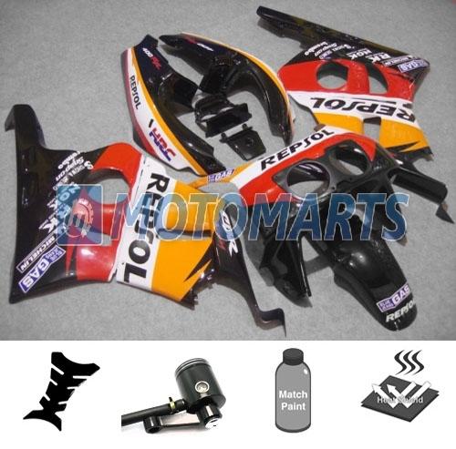 Bundle fairing w/ brake fluid reservoir oil pot for honda cbr400rr nc29 90 91 ab