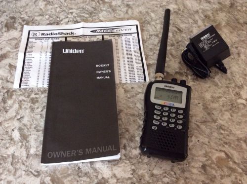 Uniden model bc92xlt scanner - police fire nascar excellent working order!