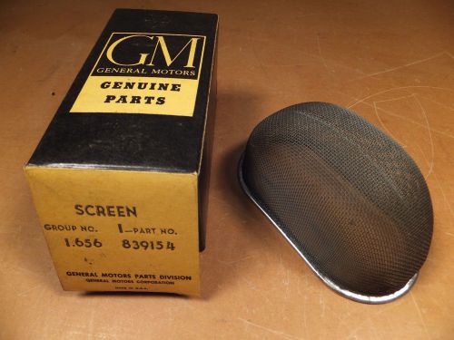 Nos oil pump screen for 1940-54 chevy car &amp; truck 1953-55 corvette 6 gm 839154