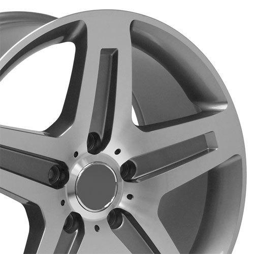 19" inch gunmetal mercedes amg g500 g550 g55 g wagon wheels rims