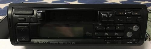 Kenwood krc-870 cassette radio vintage 1980s lotus porcshe mercedes working