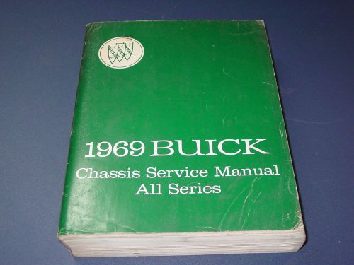 Factory 1969 buick chassis service manual skylark gs wildcat lasabre electra....