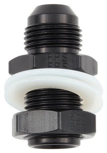 Fragola 483110-bl black size (-10) fuel cell bulkhead fitting