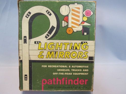 Vintage pathfinder clearance marker lights yellow lens lot of 2