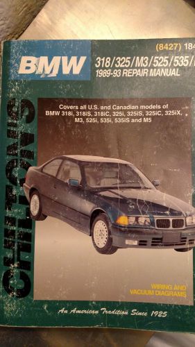 1989-1993 bmw chilton&#039;s 1994 repair manual
