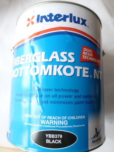 Interlux fiberglass bottomkote nt antifouling ybb379 black 1 gallon