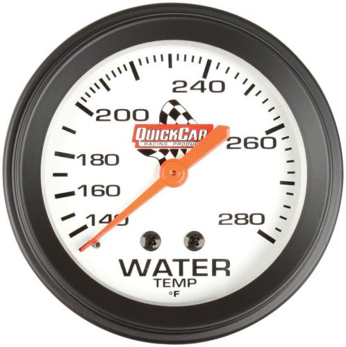 Quickcar racing products 100-280 degree water temperature gauge p/n 611-6006