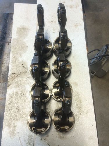 Duramax diesel lb7 connecting rods and pistons set of 8