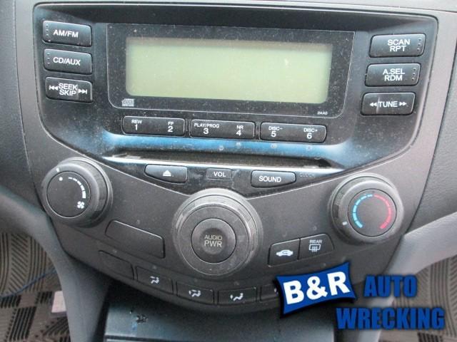 Radio/stereo for 03 04 05 honda accord ~ am-fm-cd single disc w/o ac