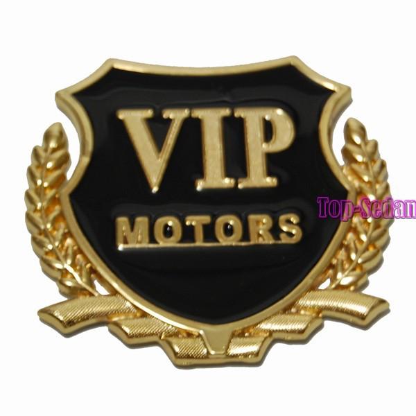 2pcs vip gold metal chrome side trunk badge sticker emblem auto 3d honda acura 