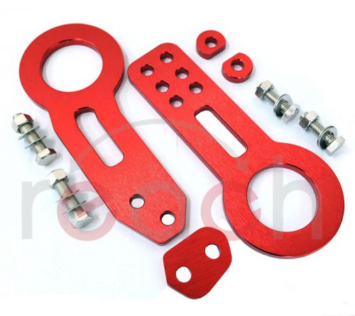 New universal billet aluminum racing front rear tow hook kit