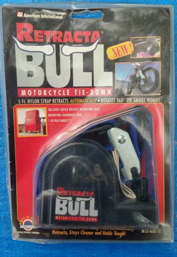 Nos retracta bull universal motorcycle tie down self retracting 5 foot strap