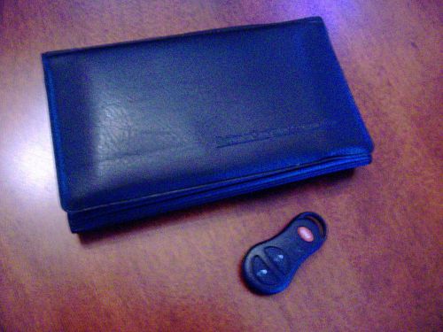 All original 2000 jeep gc owners manual &amp; key fob