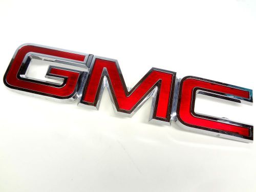 Gmc grille badge part gmt177 emblem trim accessory denali accessory yukon chrome